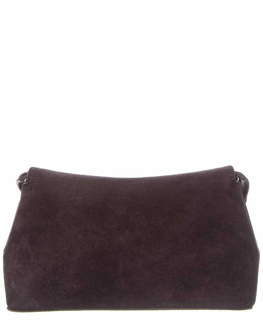 TOTEME T-Lock Suede Shoulder Bag