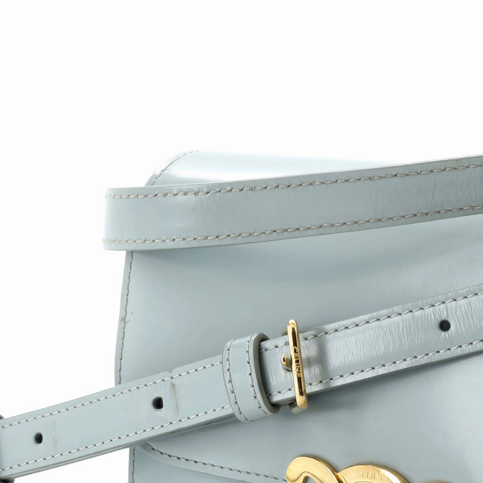 Triomphe Shoulder Bag Smooth Calfskin Teen