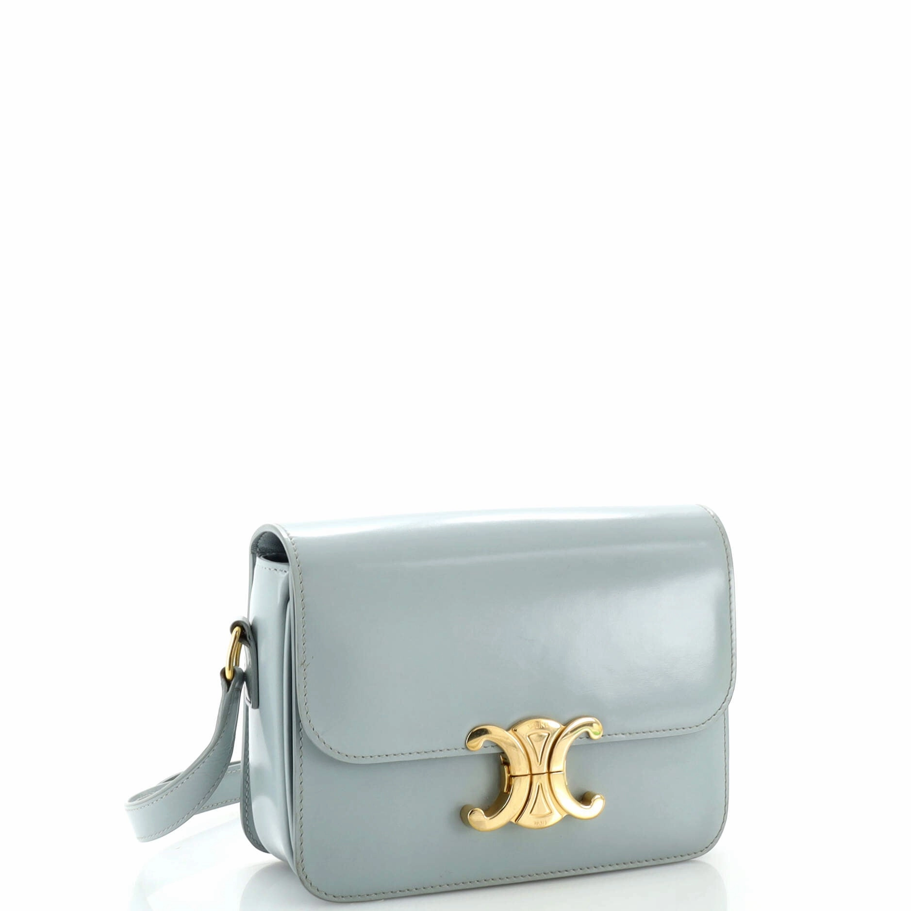 Triomphe Shoulder Bag Smooth Calfskin Teen