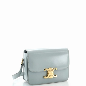 Triomphe Shoulder Bag Smooth Calfskin Teen