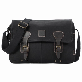 Troop London Heritage Canvas Messenger Shoulder Bag 13 Laptop