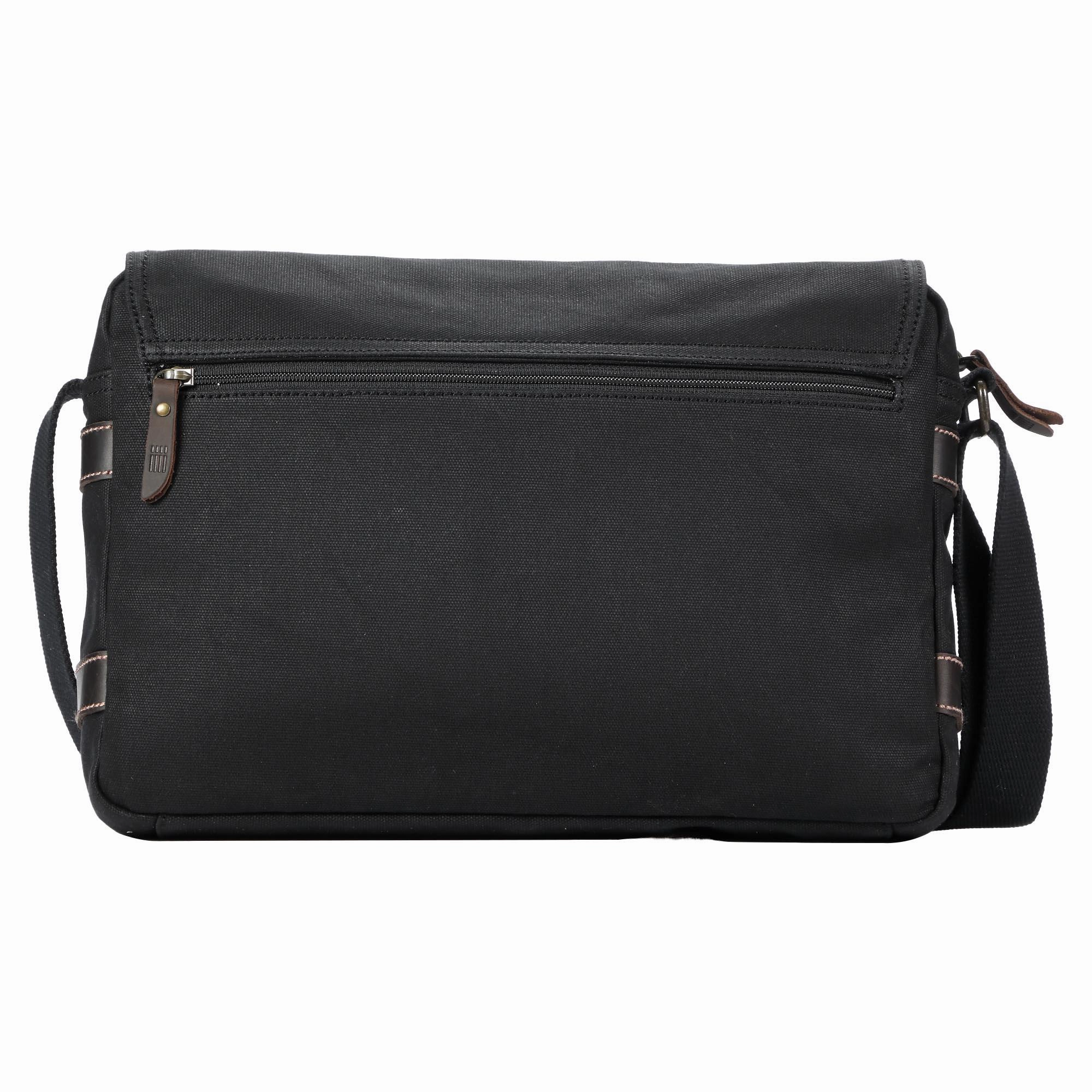 Troop London Heritage Canvas Messenger Shoulder Bag 13 Laptop