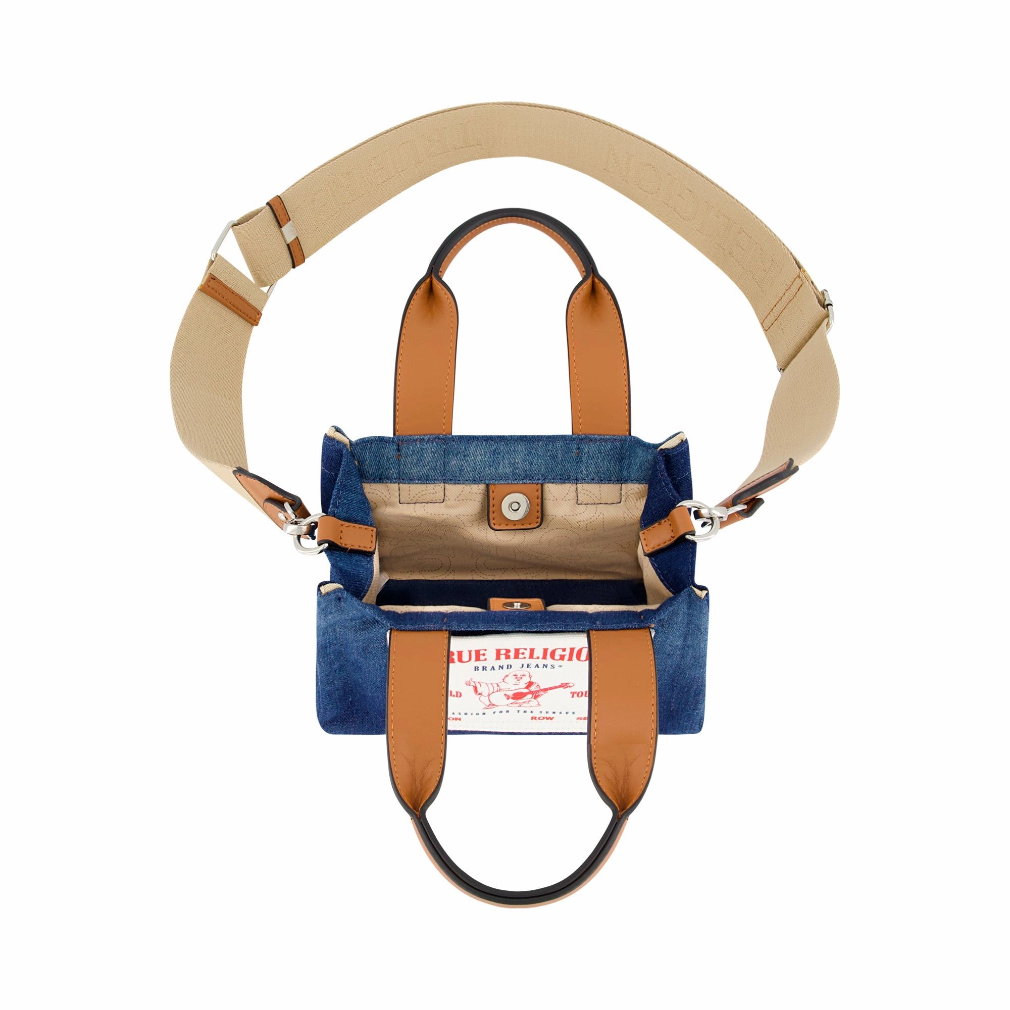 True Religion Mini Denim Tote