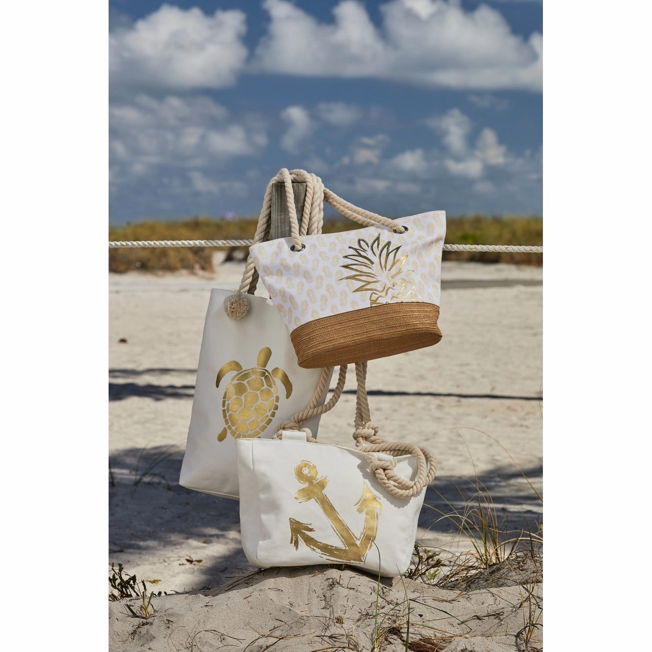 Turtle Tote Bag GLD