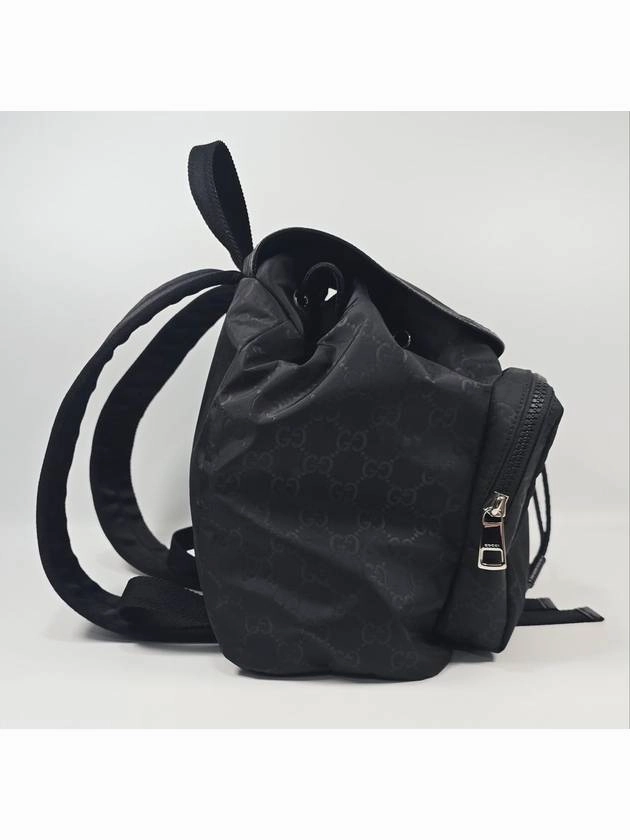 Two pocket nylon backpack