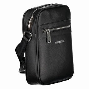 Valentino Bags Black Polyethylene Shoulder Men's Bag