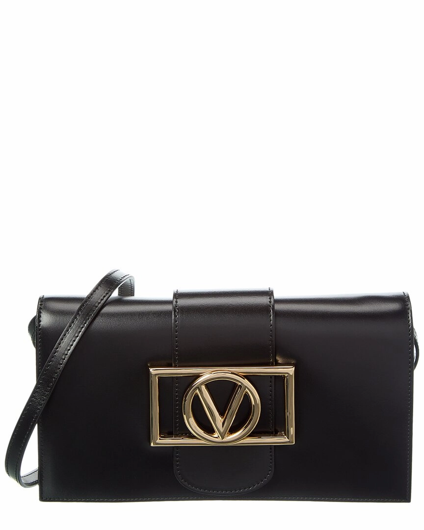 Valentino by Mario Valentino Cady Super V Leather Shoulder Bag