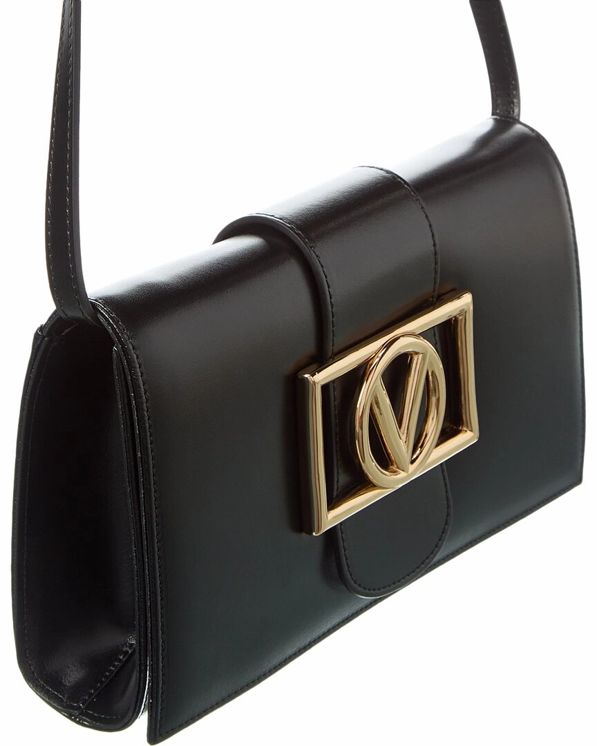 Valentino by Mario Valentino Cady Super V Leather Shoulder Bag