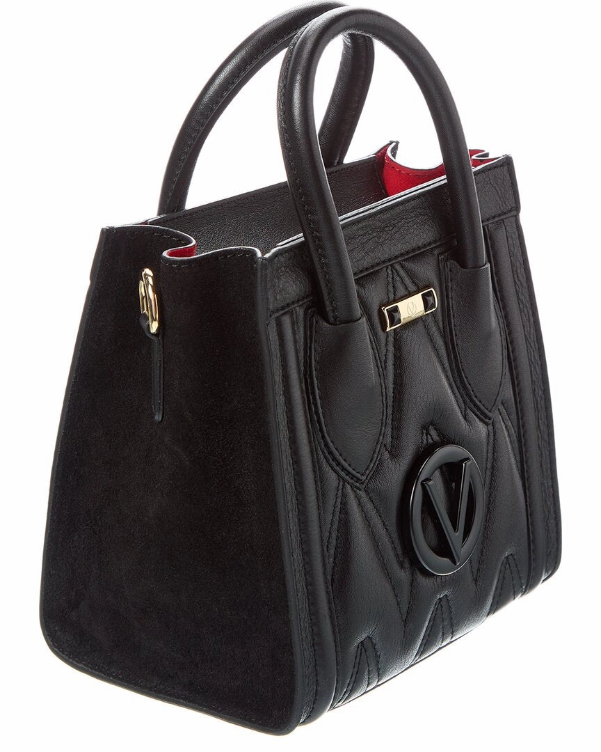 Valentino by Mario Valentino Eva Diamond Leather Tote