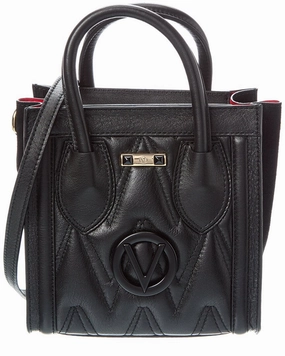 Valentino by Mario Valentino Eva Diamond Leather Tote