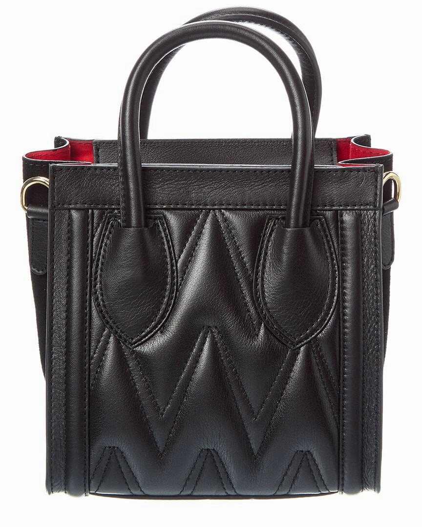 Valentino by Mario Valentino Eva Diamond Leather Tote