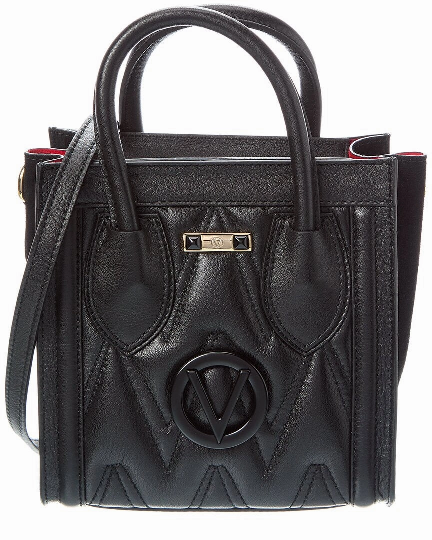 Valentino by Mario Valentino Eva Diamond Leather Tote