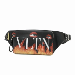 Valentino Garavani Leather Shoulder Bag Sling Bag (Pre-Owned)