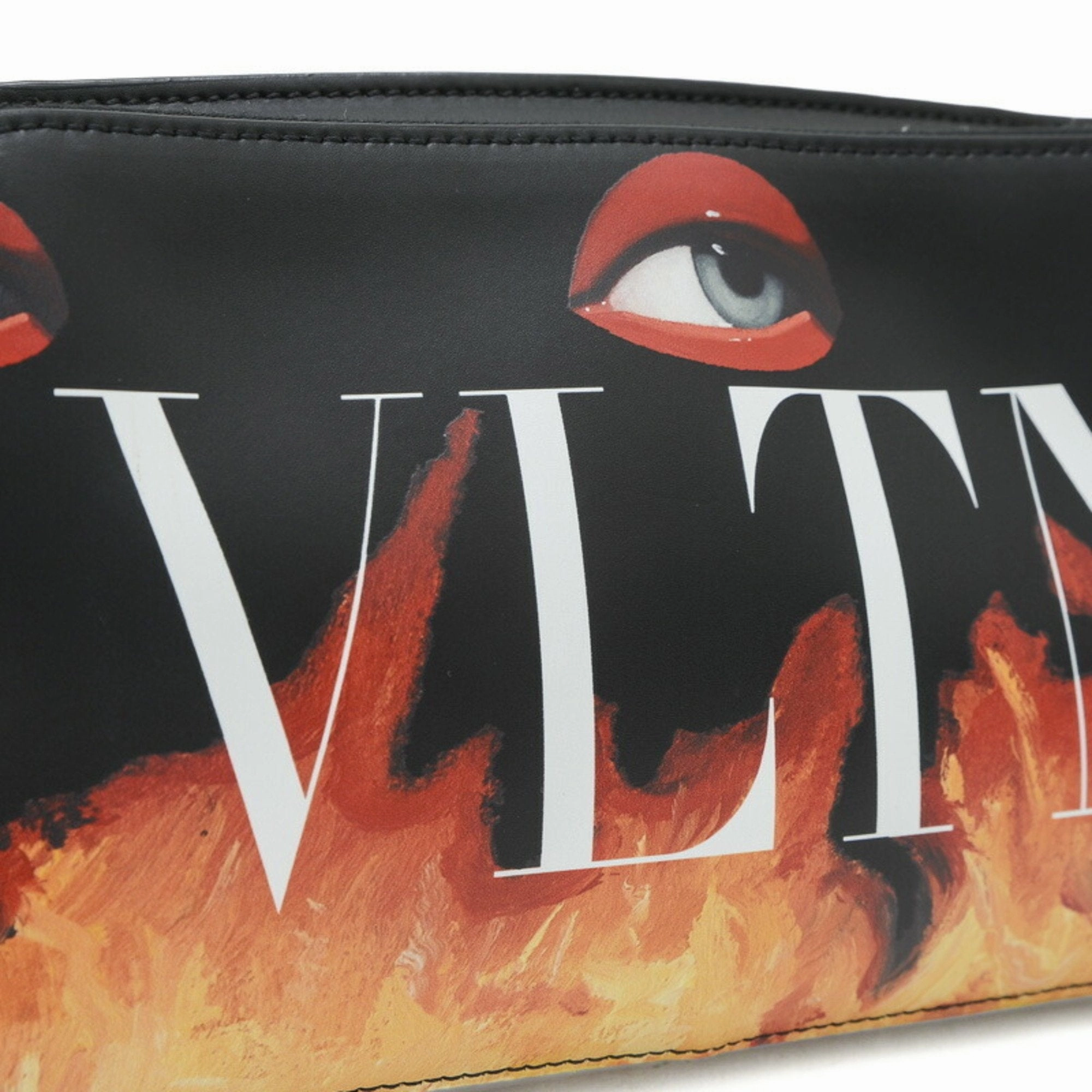 Valentino Garavani Leather Shoulder Bag Sling Bag (Pre-Owned)
