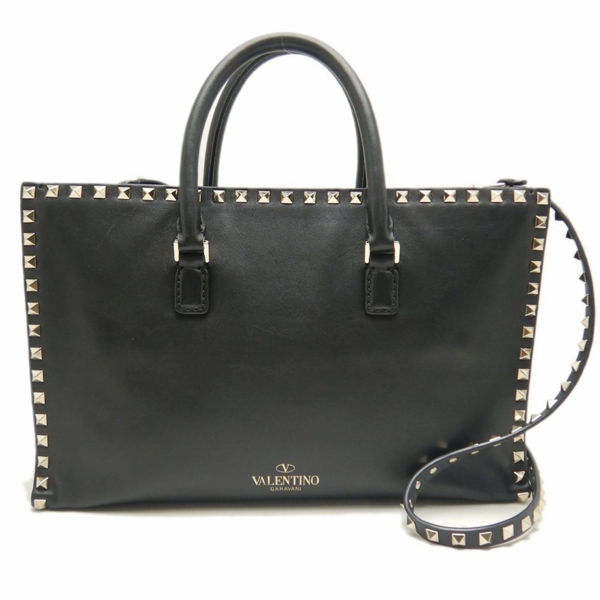 Valentino Garavani Leather Tote Bag (Pre-Owned)