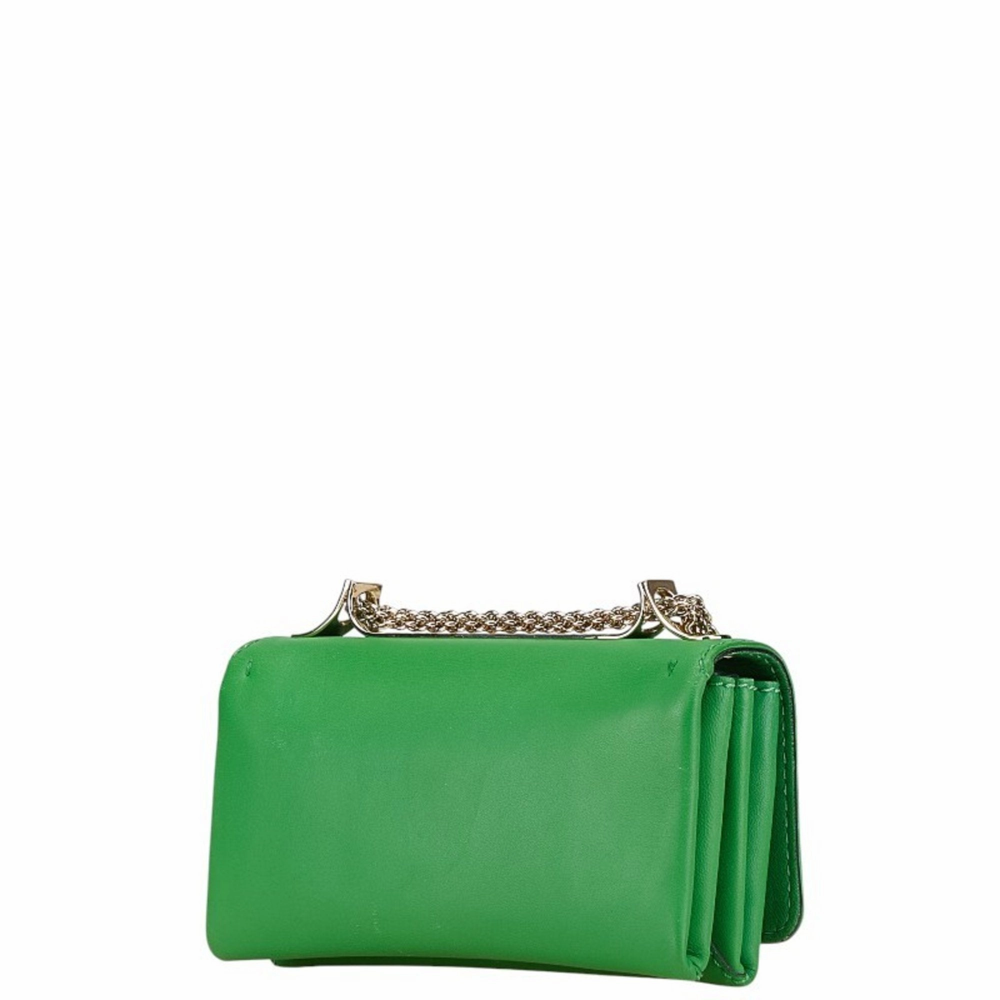 Valentino Leather Shoulder Bag (Pre-Owned)