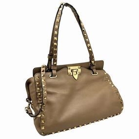 Valentino pink Leather Handbag Shoulder Bag (Pre-Owned)