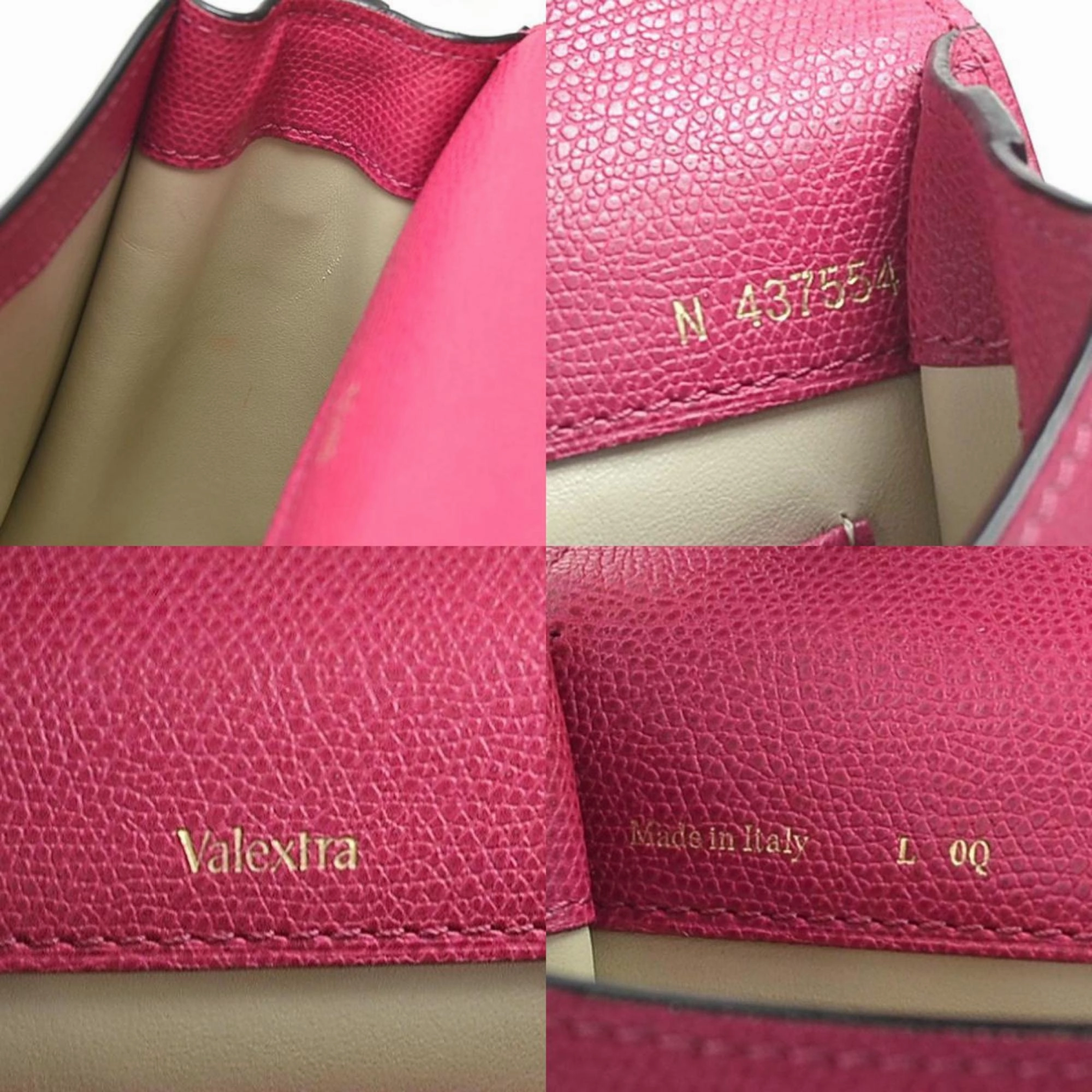 Valextra Leather Handbag Shoulder Bag (Pre-Owned)