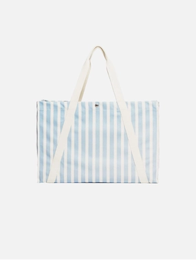 Vegan Beach Tote | Sand & Sky Blue