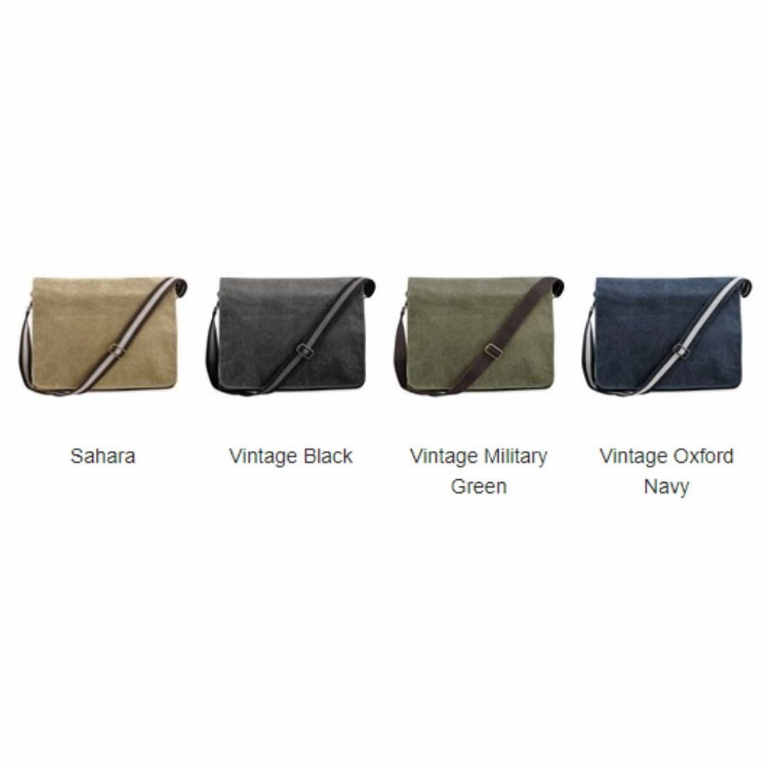 Vegan Canvas Despatch Bag | Multiple Colours