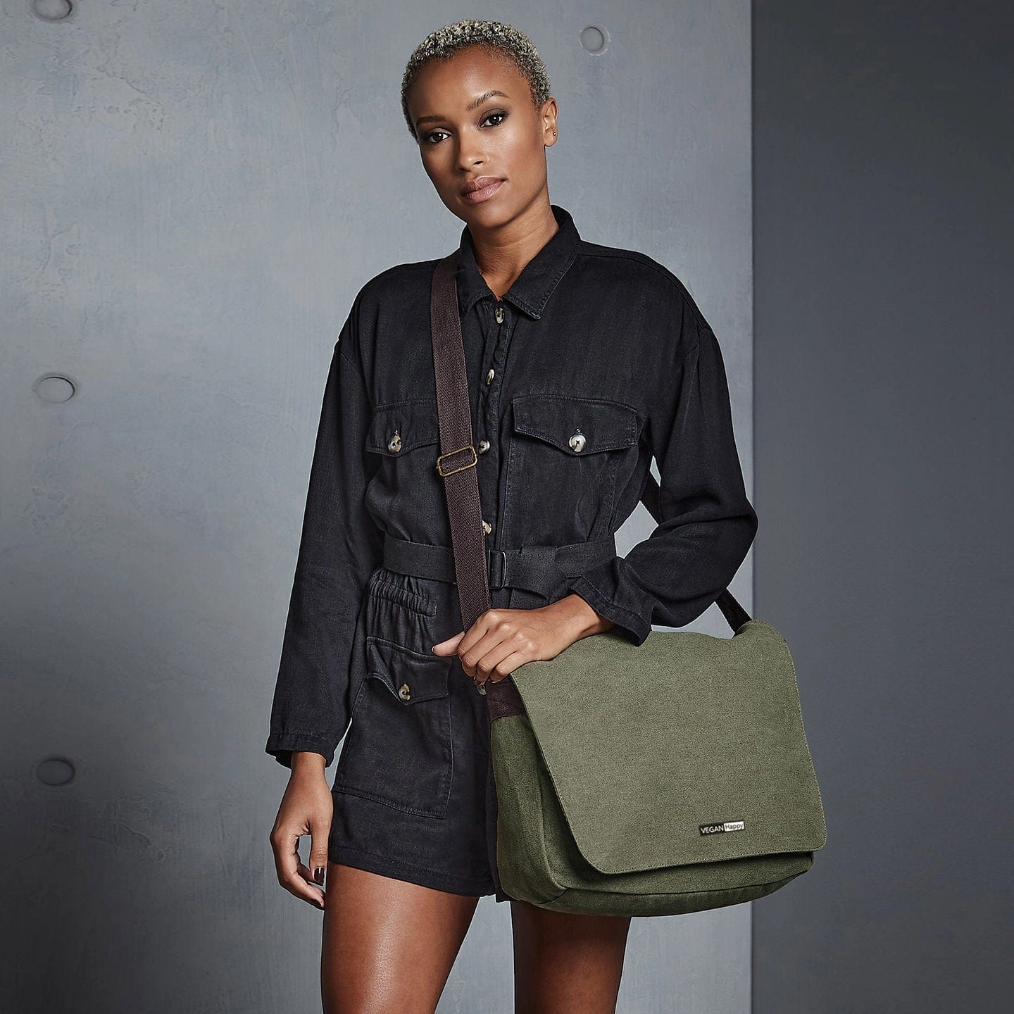 Vegan Canvas Despatch Bag | Multiple Colours