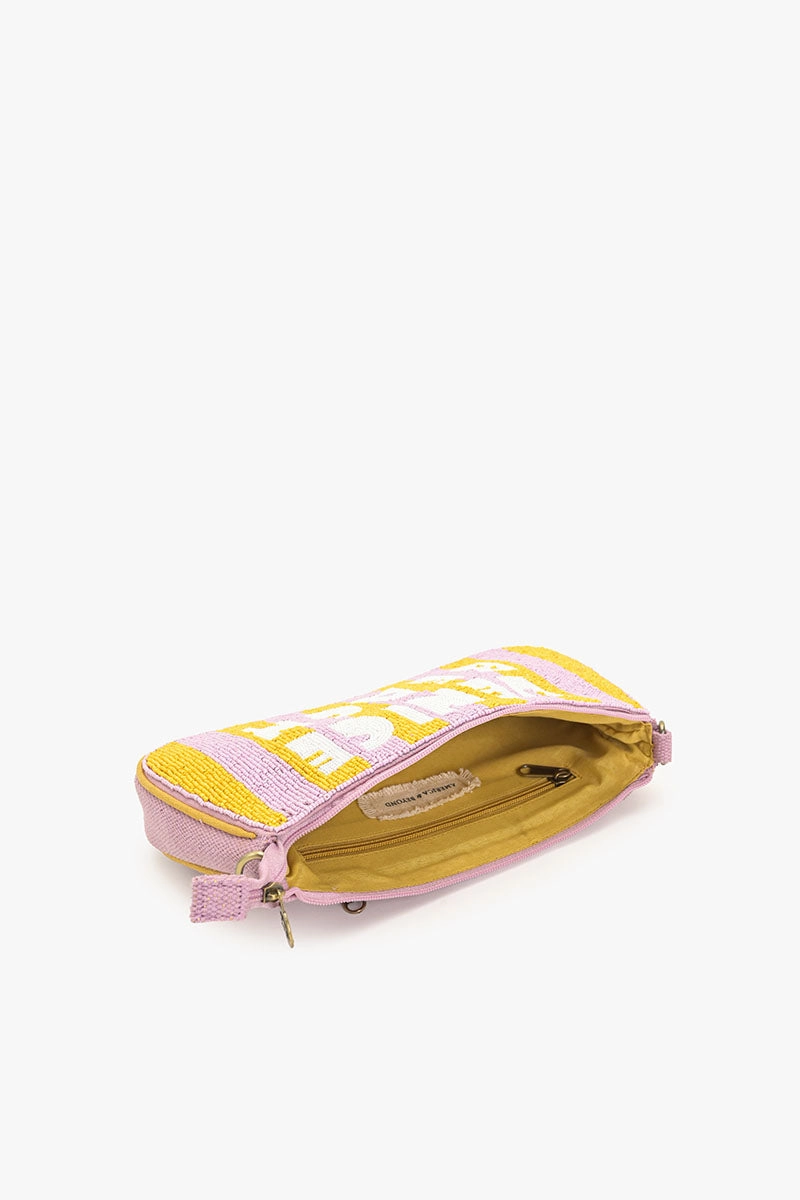 Venice Beach Beaded Baguette Bag