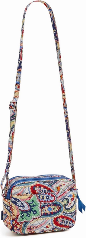 Vera Bradley Women's Cotton Evie Crossbody Purse