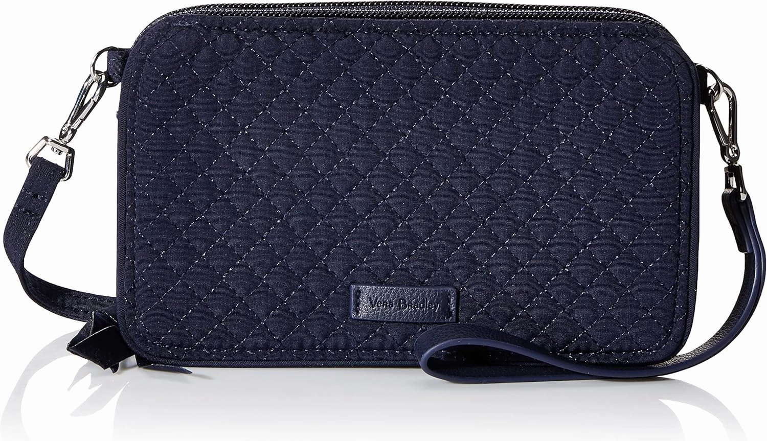 Vera Bradley Women's Microfiber All in One Crossbody Purse with RFID Protection