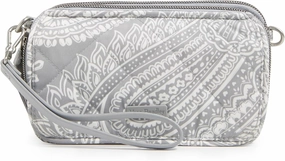 Vera Bradley Women's Performance Twill All in One Crossbody Purse with RFID Protection
