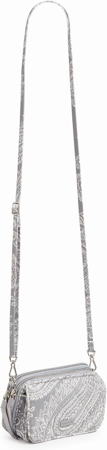 Vera Bradley Women's Performance Twill All in One Crossbody Purse with RFID Protection