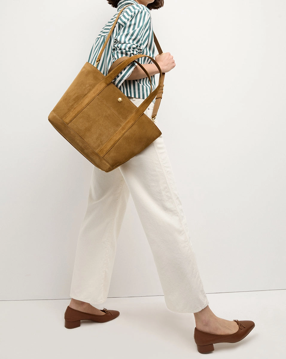 Veronica Beard Suede Grand Goody Bag