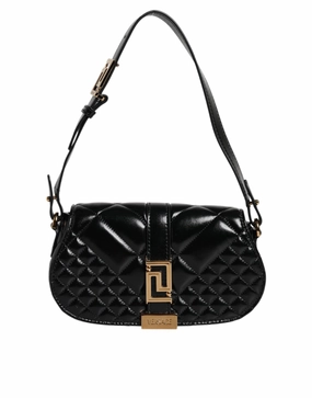 Versace Calf Leather Quilted Shoulder Strap Women's Bag