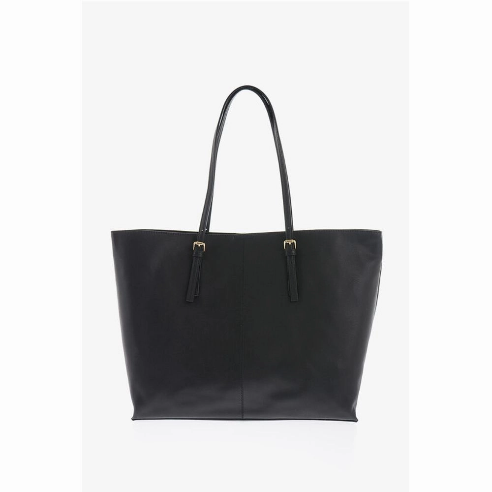 Versace JEANS COUTURE Baroque Printed Faux Leather ROCK CUT Tote Bag