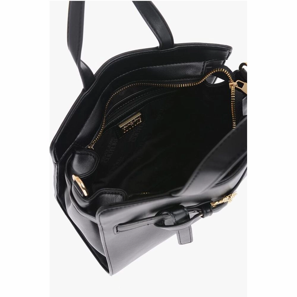 Versace JEANS COUTURE Faux Leather Handbag with Golden Buckle