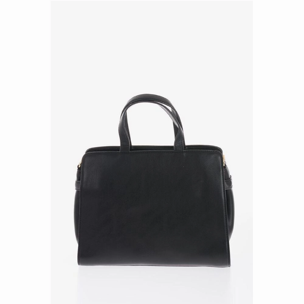 Versace JEANS COUTURE Faux Leather Handbag with Golden Buckle