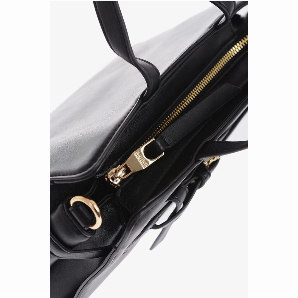 Versace JEANS COUTURE Faux Leather Handbag with Golden Buckle