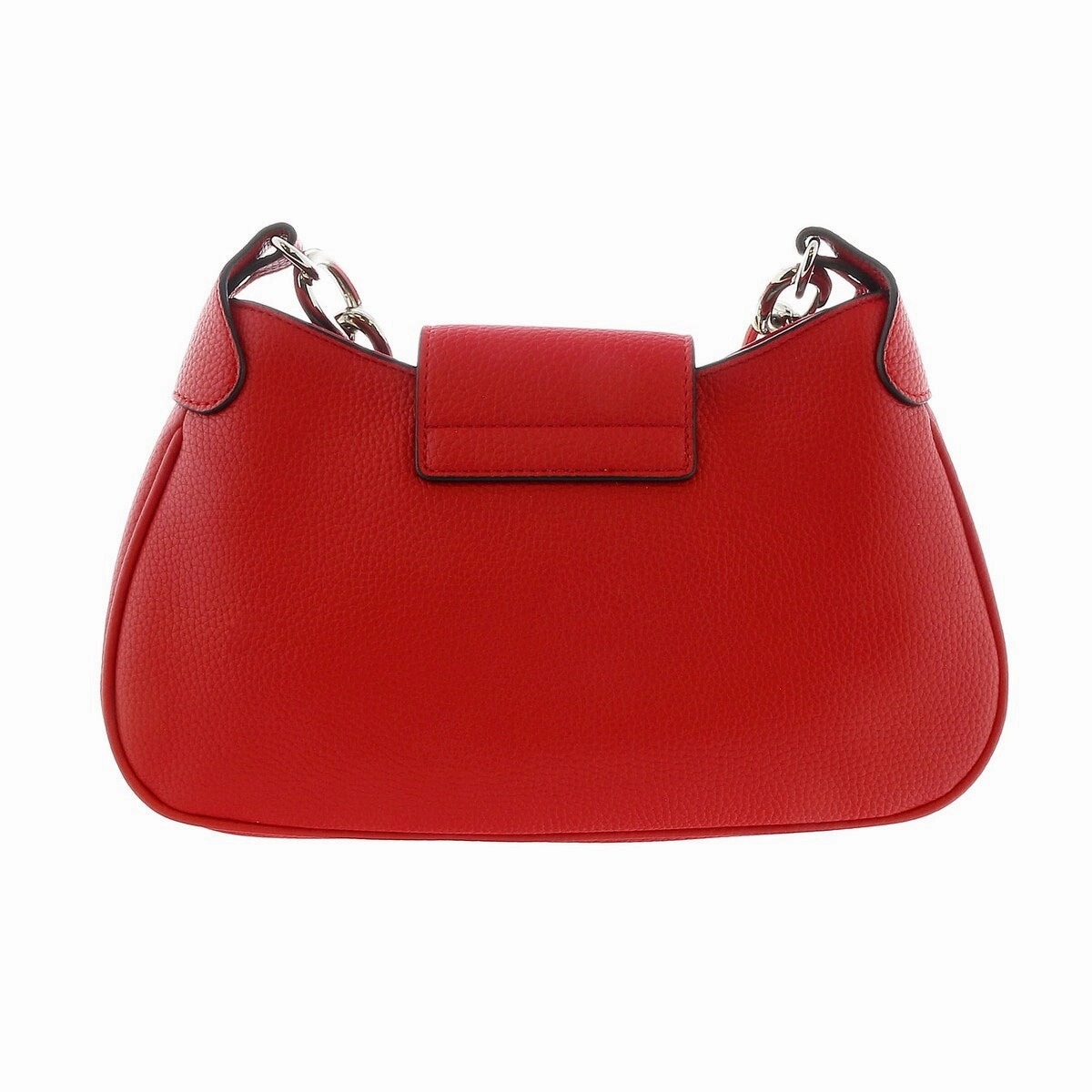Versace Jeans Couture High Risk Red Half Moon Signature Closure Hobo Bag for womens