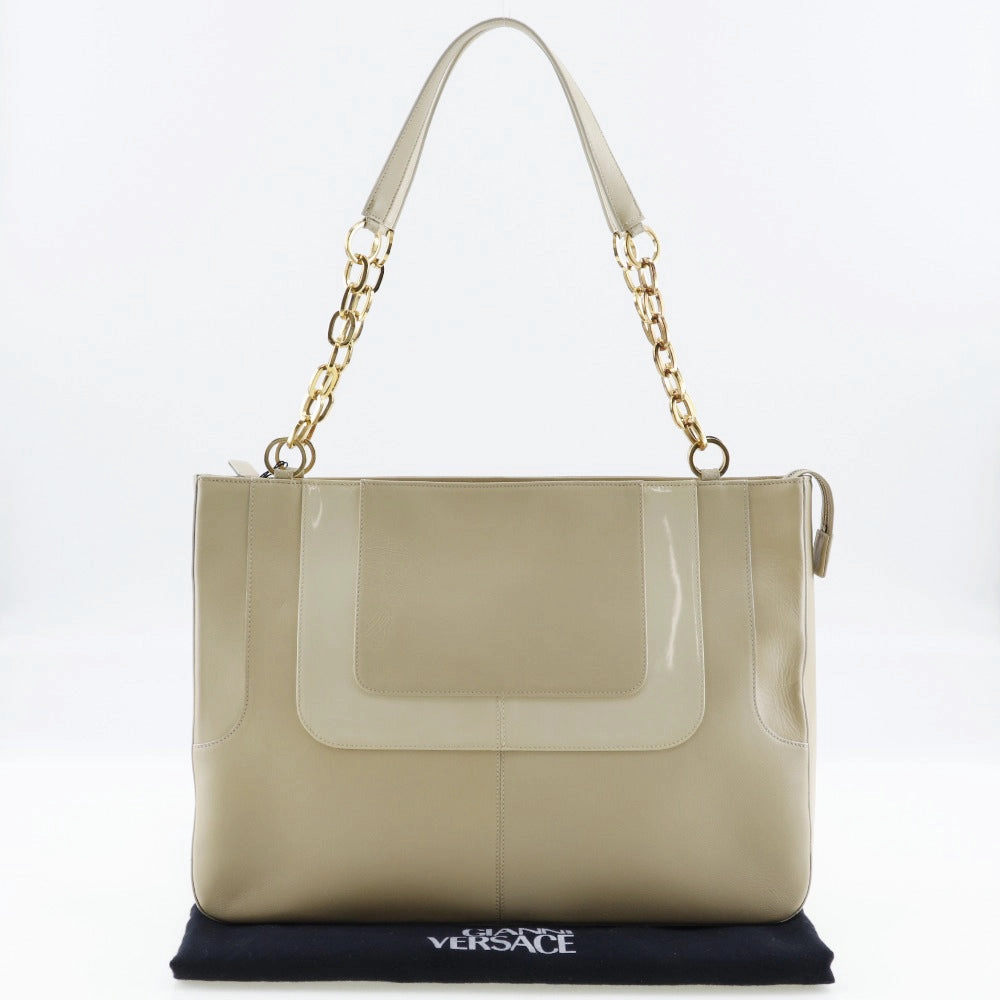Versace  Leather Shoulder Bag (Pre-Owned)