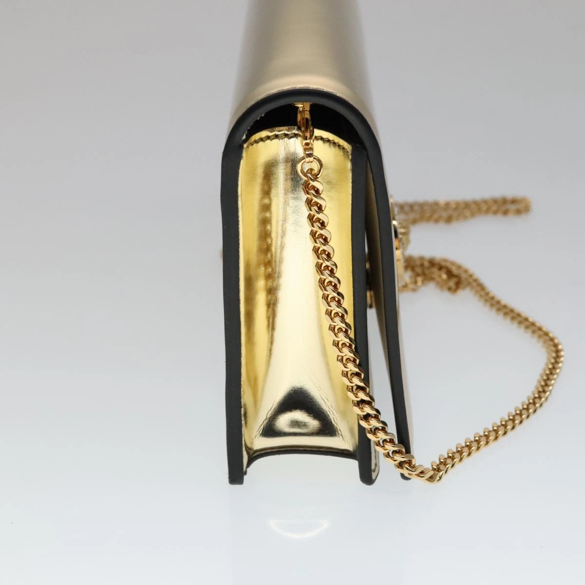 Versace Medusa Patent Leather Shoulder Bag (Pre-Owned)