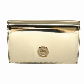 Versace Medusa Patent Leather Shoulder Bag (Pre-Owned)