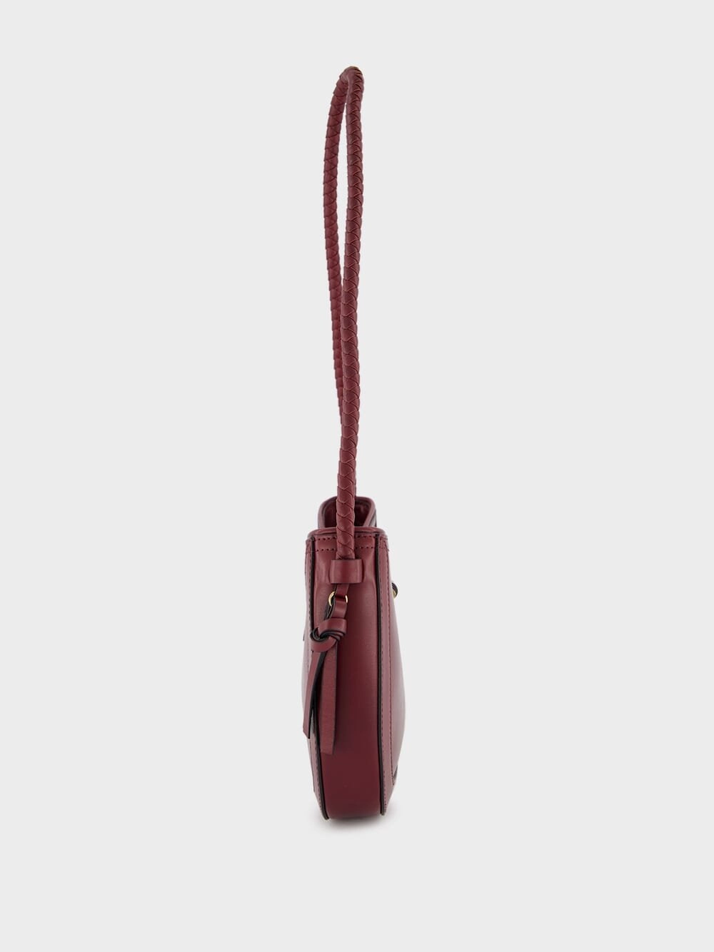 Vigo Leather Shoulder Burgundy Bag