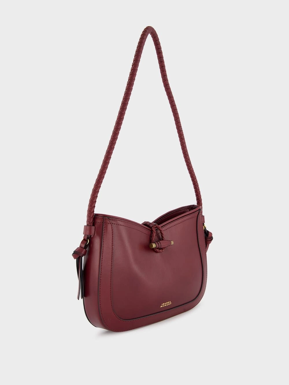 Vigo Leather Shoulder Burgundy Bag