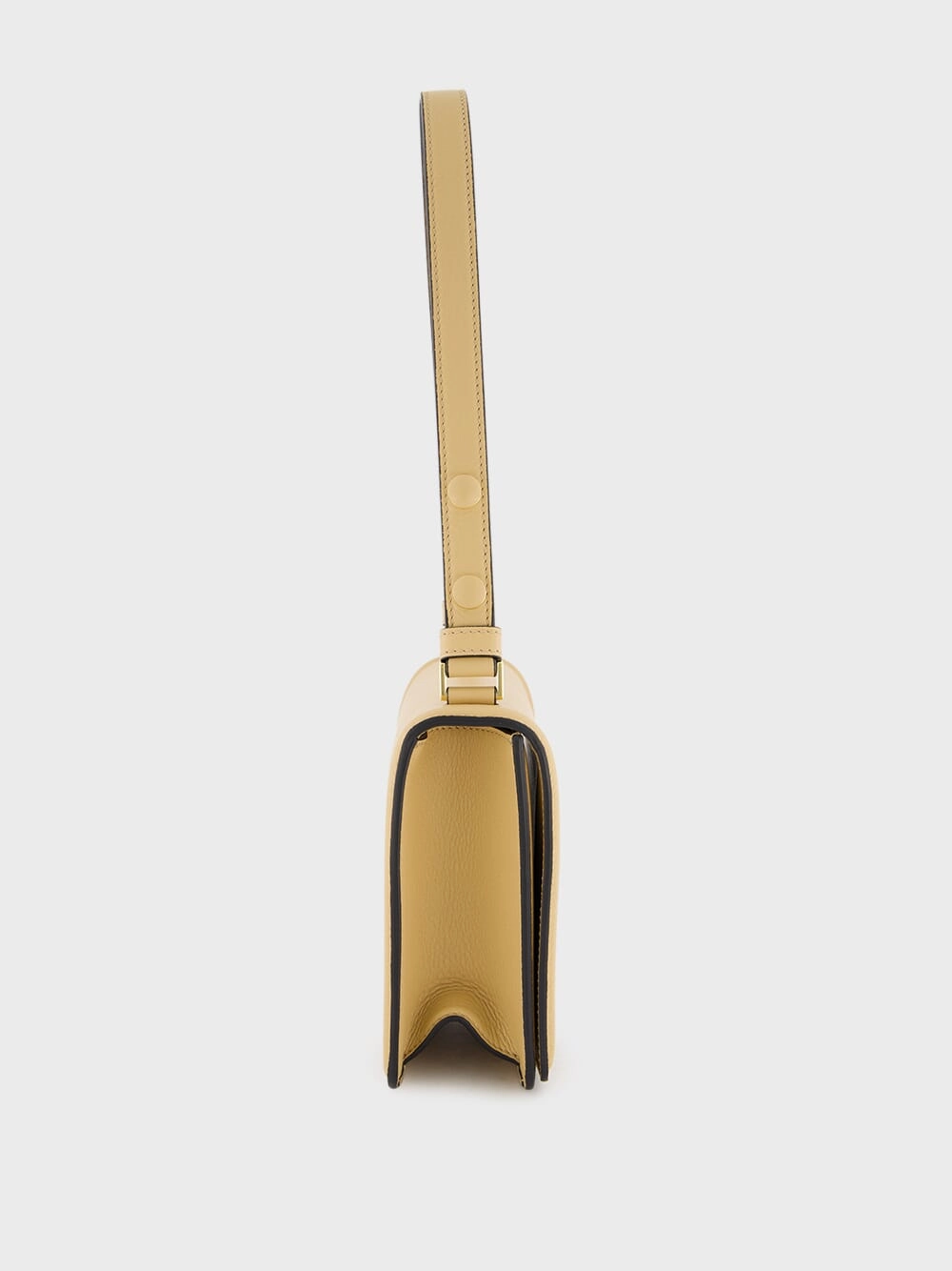 VLogo Small Grainy Calfskin Shoulder Bag