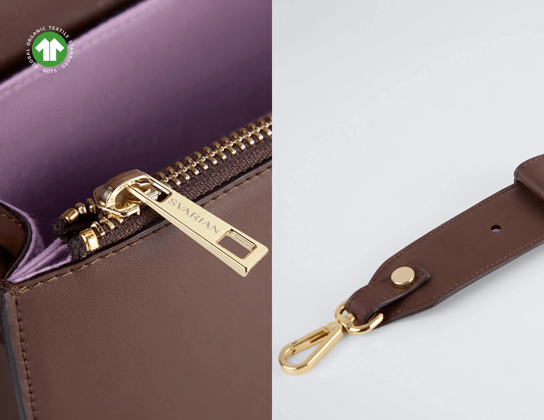 Voyager Vegan Italian Grape Leather Convertible Crossbody | Cocoa