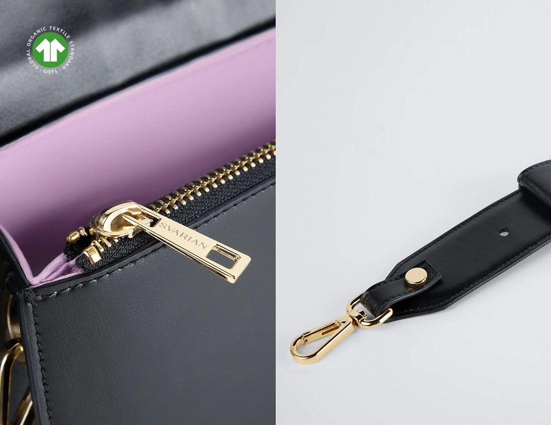 Voyager Vegan Italian Grape Leather Convertible Crossbody | Onyx