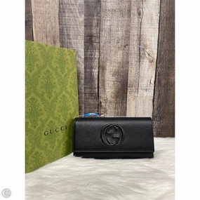 Wallet Luxury Designer By Gucci, Size: Small