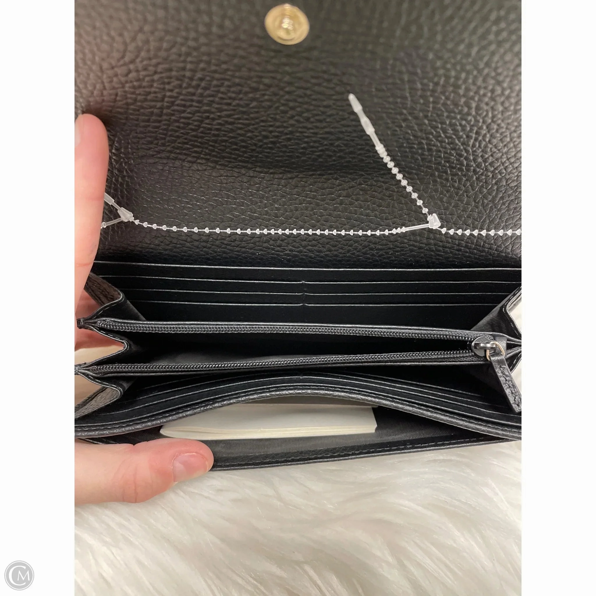Wallet Luxury Designer By Gucci, Size: Small