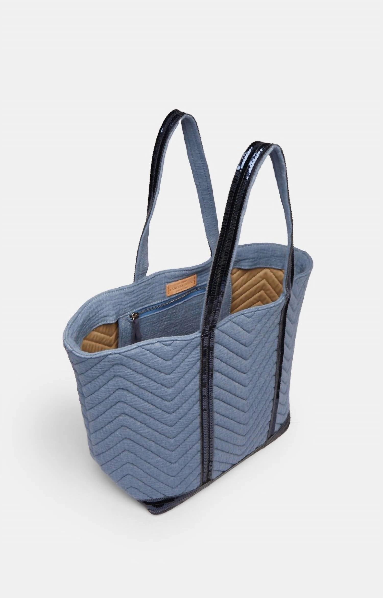 Women's Cabas Tote Bag - Large In Chambray