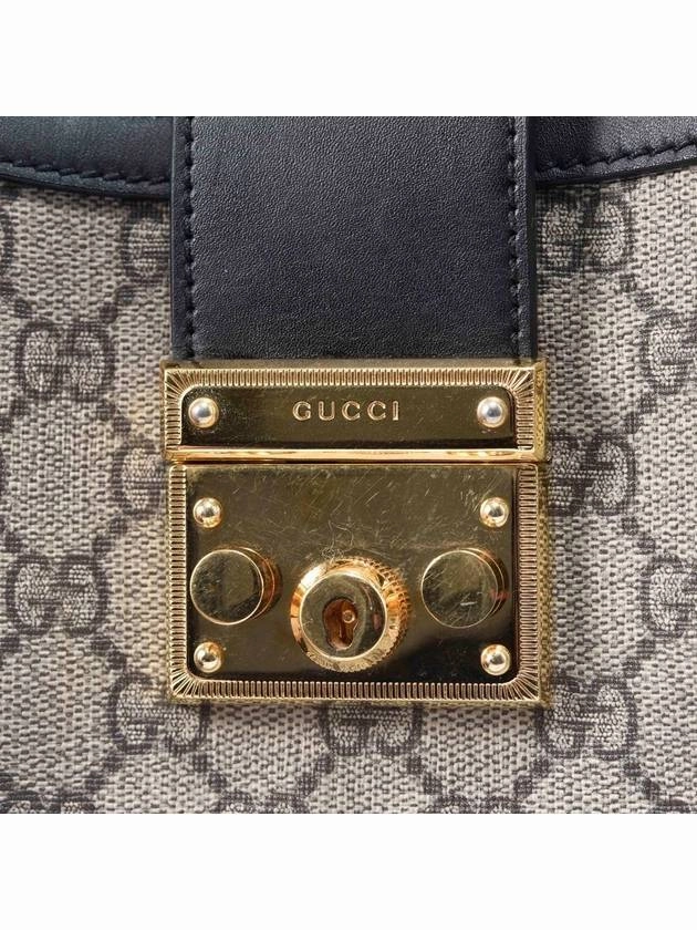 Women s GG Supreme Paddle Lock Shoulder Bag