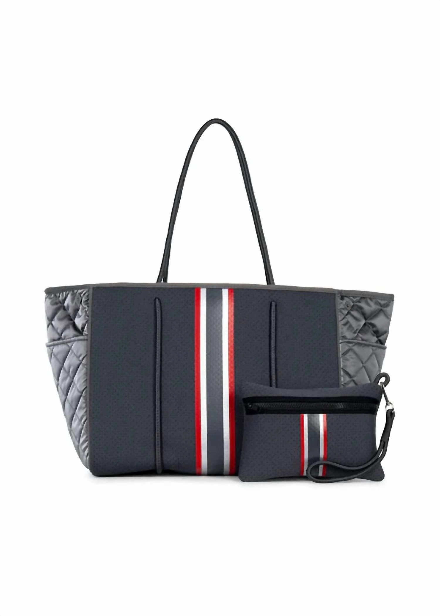 Women's Greyson Neoprene Tote Bag In Shadow
